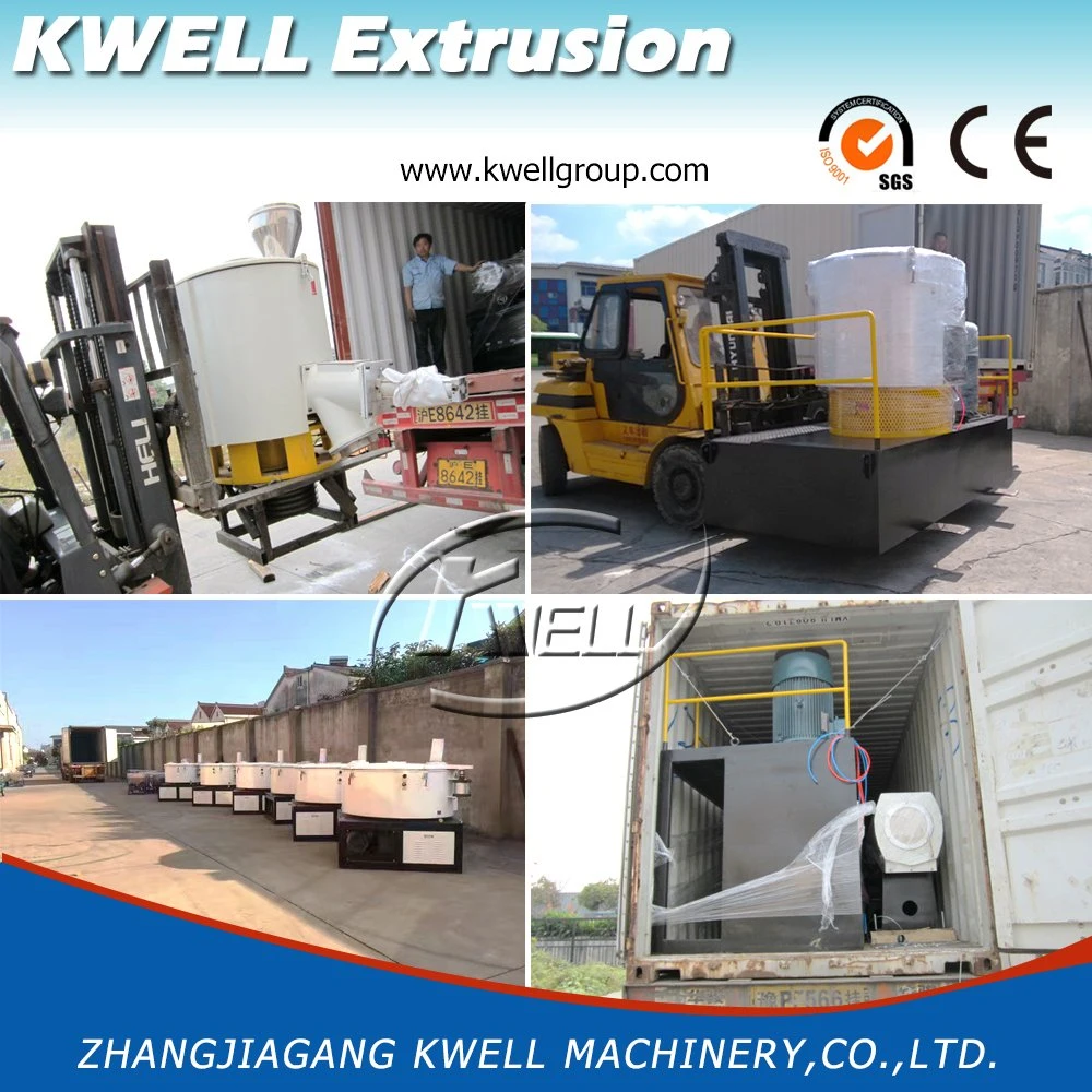 High Speed Automatic Mixing Plastic Raw Material Mixer Auxiliary Machine with Drying, Granulating, Coating Function