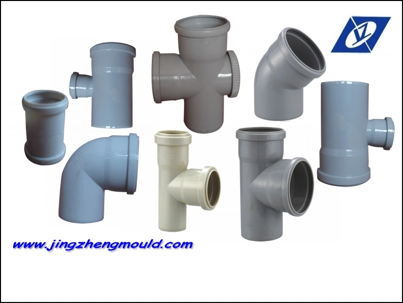 PVC Injection Collapsible Core Plastic Pipe Fitting Mould (JZ-P-C-03-021-A)