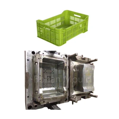 High Quality Plastic Injection Molding Mould for Plastic Turnover Box Container Crate